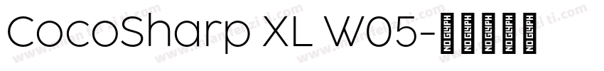CocoSharp XL W05字体转换